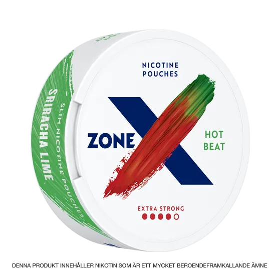 ZONE X Hot Beat med varningstext